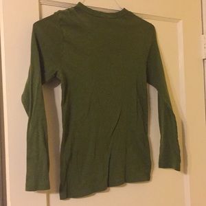American Apparel Green Long Sleeve Shirt